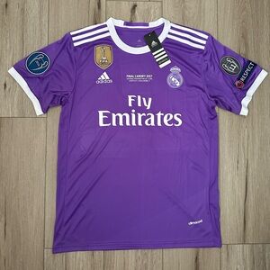 Real Madrid Jersey Ronaldo Final 2017 Purple